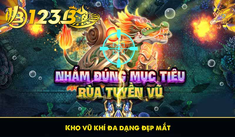 Bắn Cá City – Game Bắn Cá Thành Phố Đỉnh Cao 2025 10 Kho vũ khí đa dạng đẹp mắt